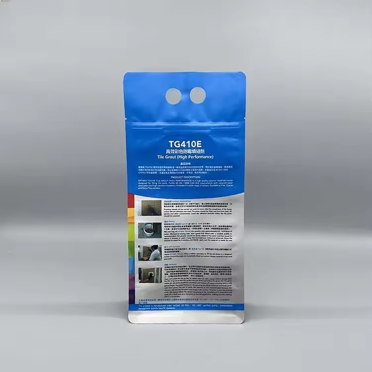 Düz Alt Fermuar Tekrar Kullanılabilir Alüminyum Folyo Yan Gusset Temizleyici Kimyasal Toz Ambalaj Çantaları için Plastik Poşet