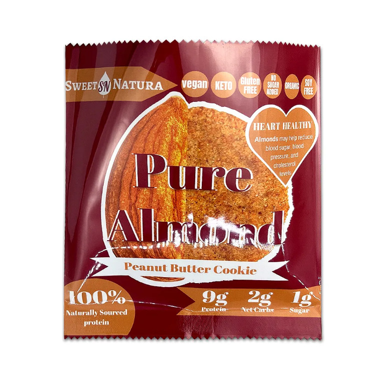 Özel Tasarım Yazdırılmış Parlak Parlak Yüzey Alüminyum Folyo İç Arka Peanut Butter Kurabiye Ambalajı için Mühürlü Torbalar