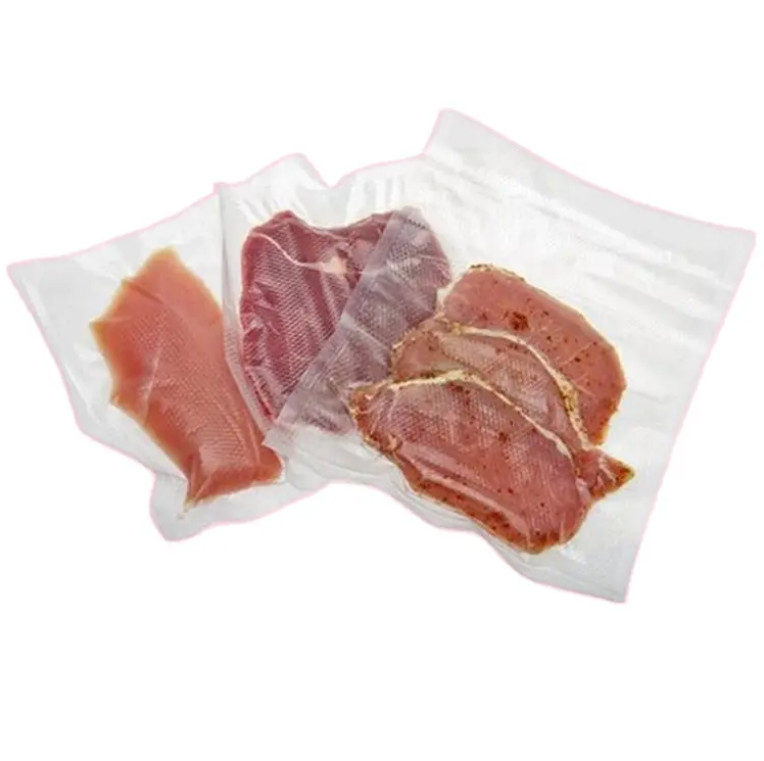 Biyodegradable Custom Printed 20x30 PA PE Vakum Paketleme Çantası Çıkartılmış Gıda Plastik Dükkan Dükkanı Vakum Çantası