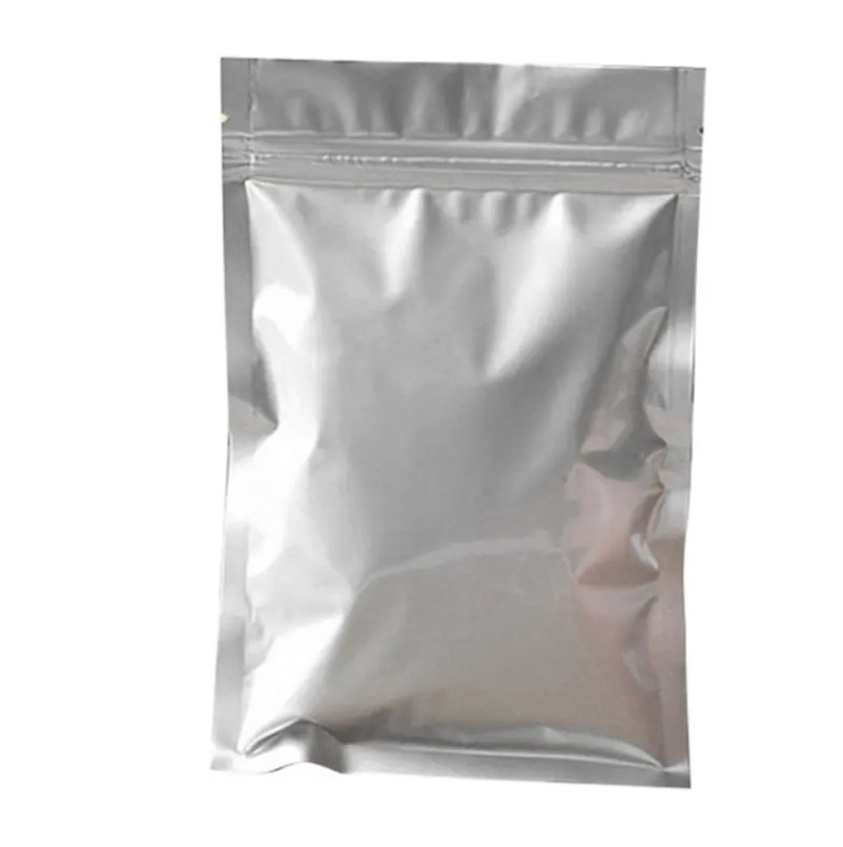 Hotsale Gıda Derecesi Yeniden Kapanabilir Plastik Sıfırlama Fermuar Gümüş Çanta Mylar Fermuar Kilitleme Ambalaj Özel Alüminyum Çanta Yazdır