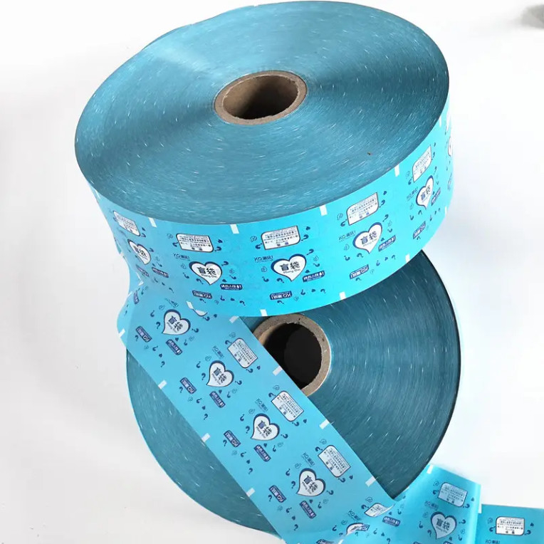 Özel basılı ısı mühürü PET BOPP Plastik rulo filmi Şeker ve çikolata gıda ambalajı, Alüminyum folyo film stok siparişlerle