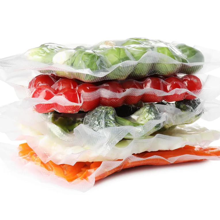 Özel 30x30cm Depolama tasarrufu Dondurulmuş Gıda Paketleme Çantası Şeffaf Plastik Nylon Vakum Mühürlü Çantalar Gıda Et Balık Ve Fındıklar