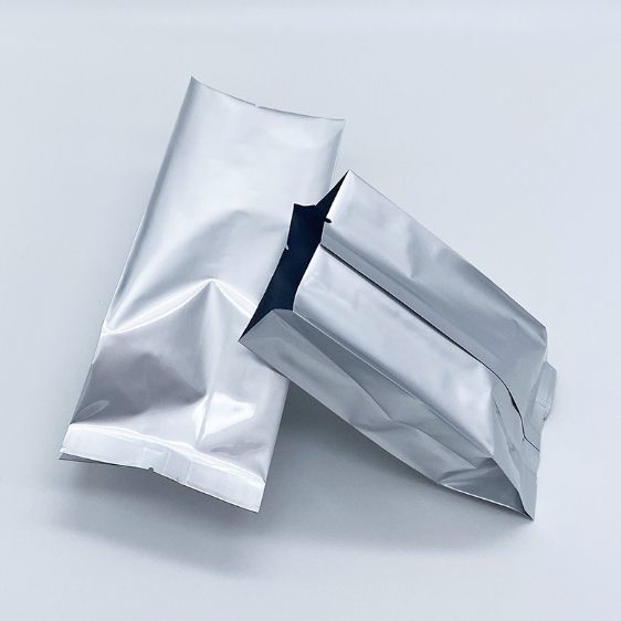 Toptan su geçirmez PE Alüminyum Toz Çantaları Laminasyonlu Sıcaklık Dükkanı Yan Gusset Vakum Çanta Saklama İçin Alüminyum Folyo