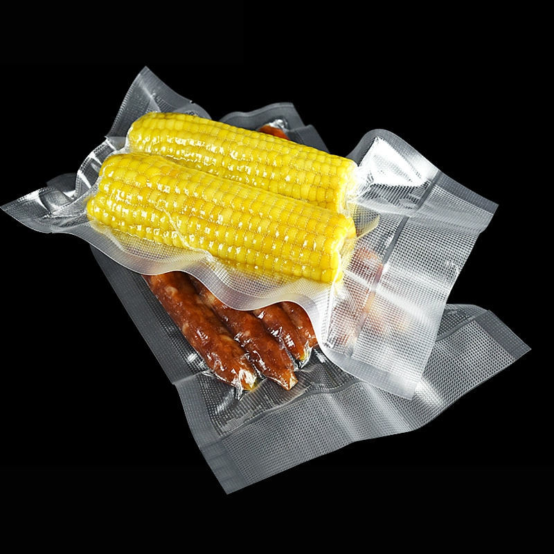 Ticari özel kalite plastik ambalaj torbası, 3 taraflı sıcaklıklı mühürlü mühürleyici, dokulu torba, embossed vakum ambalaj torbası, gıda, et, fındık